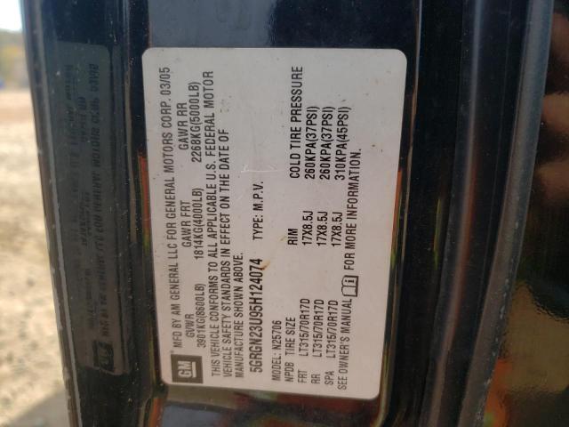 Photo 10 from auction – 2005 HUMMER H2 with VIN 5GRGN23U95H124074