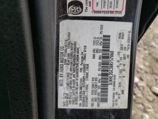 Photo 10 from auction – 2011 LINCOLN MKZ with VIN 3LNHL2GC3BR757060