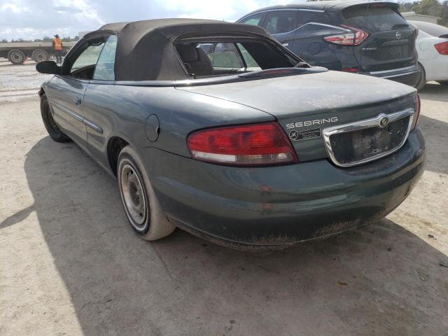 Photo 3 from auction – 2002 CHRYSLER SEBRING LX with VIN 1C3EL55R22N332579