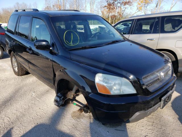 HONDA PILOT EXL 2004 with VIN 5FNYF18614B003819 - Photo from auction