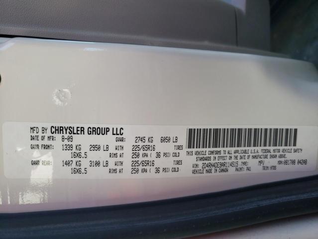Photo 10 from auction – 2010 DODGE GRAND CARA with VIN 2D4RN4DE9AR114515