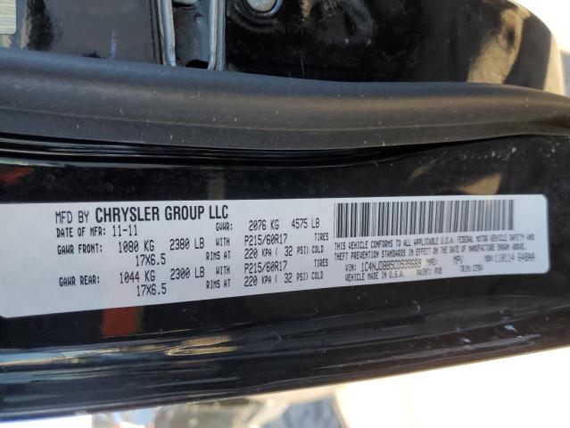Photo 10 from auction – 2012 JEEP COMPASS SP with VIN 1C4NJDBB5CD539669