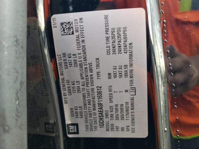 Photo 10 from auction – 2015 CHEVROLET COLORADO with VIN 1GCHSAEA0F1163612
