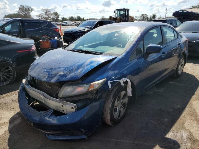 Photo 2 from auction – 2014 HONDA CIVIC LX with VIN 19XFB2F57EE005181