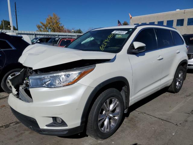 صورة رقم 2 من المزاد - 2015 TOYOTA HIGHLANDER مع VIN 5TDJKRFH9FS098371