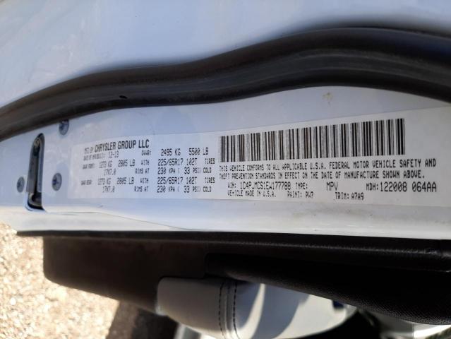 Photo 10 from auction – 2014 JEEP CHEROKEE L with VIN 1C4PJMCS1EW177788