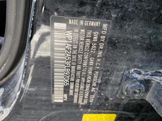 Photo 10 from auction – 2015 PORSCHE MACAN TURB with VIN WP1AF2A53FLB97065
