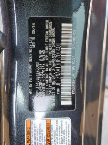 Photo 10 from auction – 2017 TOYOTA 86 BASE with VIN JF1ZNAA13H8701401