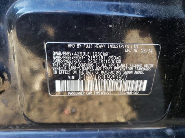 Photo 10 from auction – 2014 SUBARU IMPREZA SP with VIN JF1GPAL63E9283907