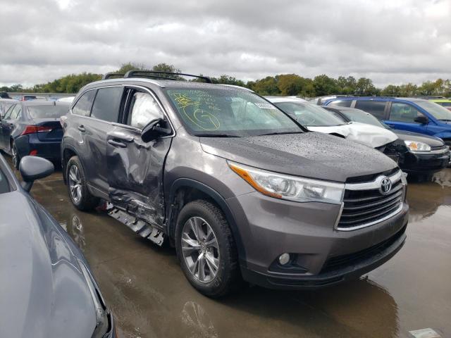 TOYOTA HIGHLANDER 2015 with VIN 5TDJKRFH8FS188689 - Photo from auction