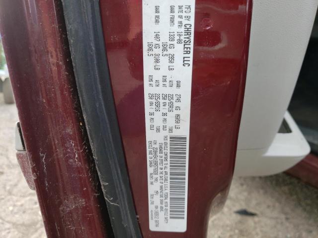 Photo 10 from auction – 2009 DODGE GRAND CARA with VIN 2D8HN54189R576928
