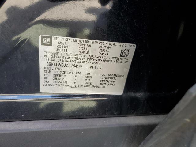 Photo 10 from auction – 2018 GMC TERRAIN SL with VIN 3GKALWEU2JL294147