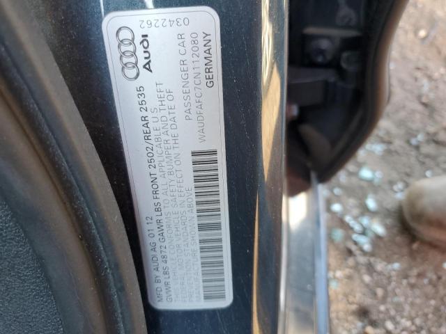 Photo 10 from auction – 2012 AUDI A6 PREMIUM with VIN WAUDFAFC7CN112080