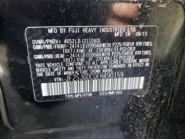 Photo 10 from auction – 2014 SUBARU FORESTER 2 with VIN JF2SJGDC0EH490159