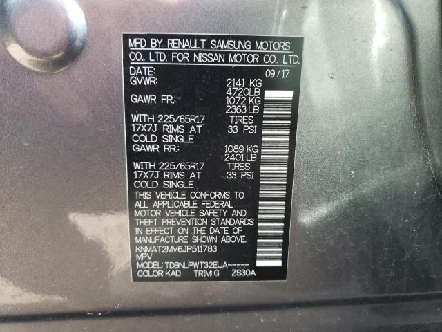 Photo 10 from auction – 2018 NISSAN ROGUE S with VIN KNMAT2MV6JP511783