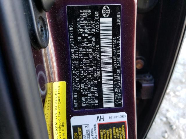 Photo 10 from auction – 2015 TOYOTA AVALON XLE with VIN 4T1BK1EB3FU168828