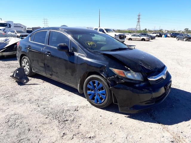 HONDA CIVIC LX 2012 with VIN 19XFB2F50CE328579 - Photo from auction
