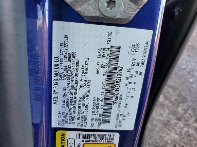 Photo 10 from auction – 2014 FORD FUSION TIT with VIN 3FA6P0D95ER313962