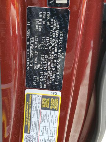 Photo 10 from auction – 2022 KIA CARNIVAL E with VIN KNDNC5H38N6107035