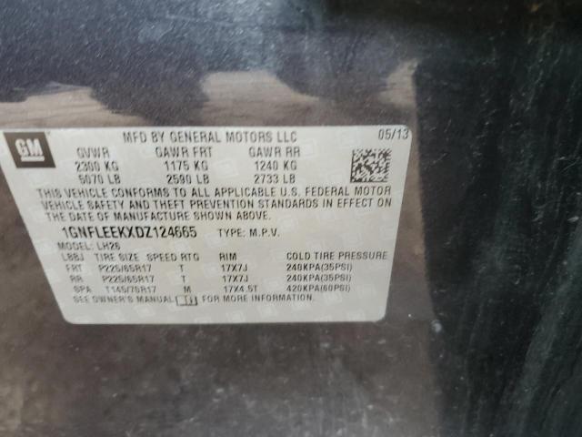 Photo 10 from auction – 2013 CHEVROLET EQUINOX LT with VIN 1GNFLEEKXDZ124665