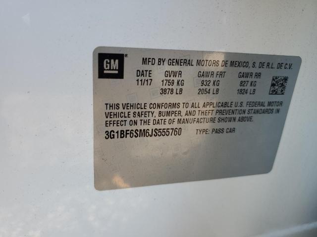 Photo 10 from auction – 2018 CHEVROLET CRUZE PREM with VIN 3G1BF6SM6JS555760