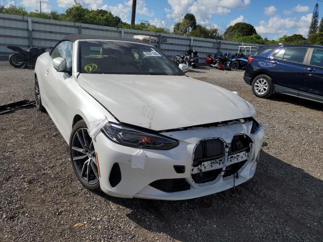 BMW 430I 2022 with VIN WBA23AT03NCJ02249 - Photo from auction
