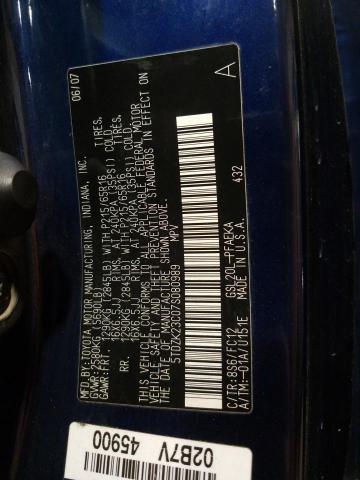 Photo 10 from auction – 2007 TOYOTA SIENNA CE with VIN 5TDZK23C07S080989