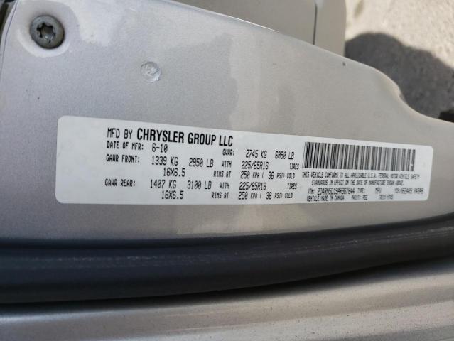 Photo 10 from auction – 2010 DODGE GRAND CARA with VIN 2D4RN5D19AR367644