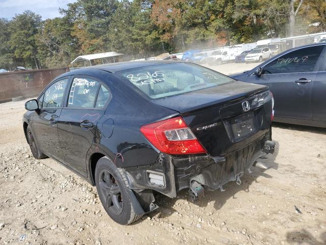 Photo 3 from auction – 2012 HONDA CIVIC LX with VIN 19XFB2F54CE357048