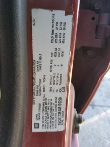Photo 10 from auction – 2008 CHEVROLET COLORADO with VIN 1GCDT13E488109290