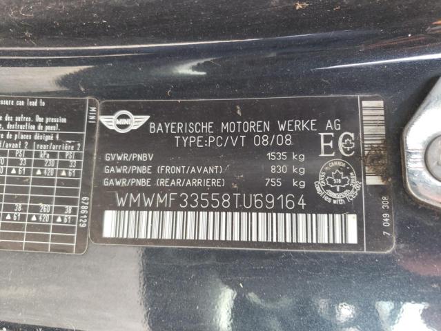 Photo 10 from auction – 2008 MINI COOPER with VIN WMWMF33558TU69164
