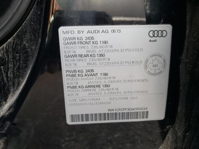 Photo 10 from auction – 2013 AUDI Q5 PREMIUM with VIN WA1CFCFP3DA095634