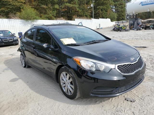 KIA FORTE LX 2014 with VIN KNAFX4A68E5082809 - Photo from auction