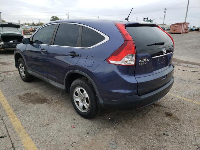 Photo 3 from auction – 2013 HONDA CR-V LX with VIN 2HKRM4H33DH687954