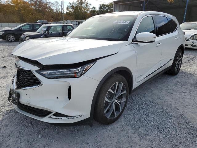 Photo 2 from auction – 2022 ACURA MDX TECHNO with VIN 5J8YE1H49NL015573