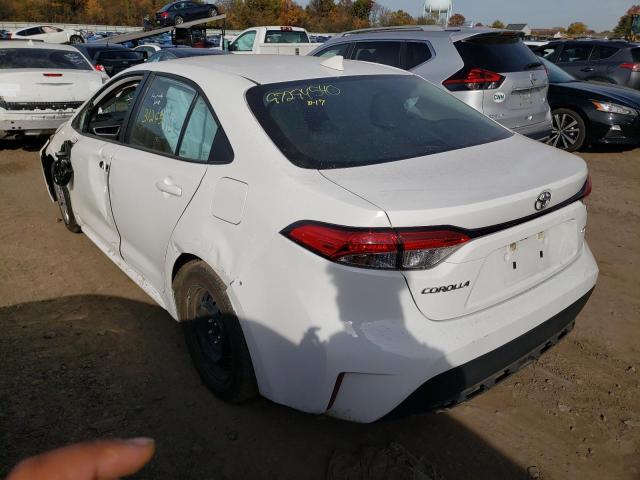 Photo 3 from auction – 2021 TOYOTA COROLLA LE with VIN 5YFEPMAE3MP252498