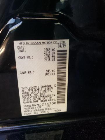 Photo 10 from auction – 2019 NISSAN ALTIMA S with VIN 1N4BL4BV2KC234700