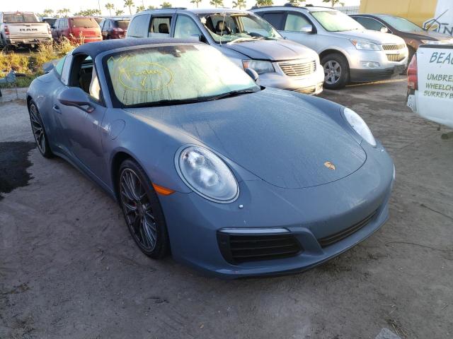 PORSCHE 911 TARGA 2017 with VIN WP0BB2A98HS136713 - Photo from auction