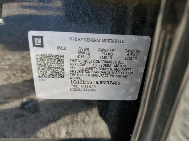 Photo 10 from auction – 2018 CHEVROLET MALIBU LT with VIN 1G1ZD5ST6JF237485