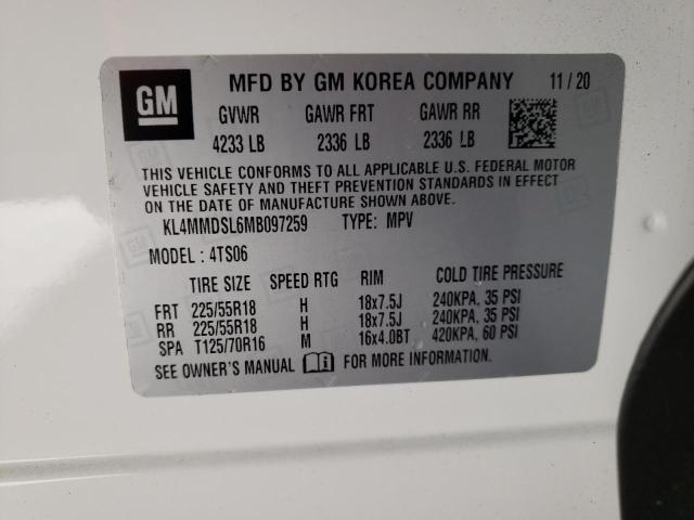 Photo 10 from auction – 2021 BUICK ENCORE GX with VIN KL4MMDSL6MB097259