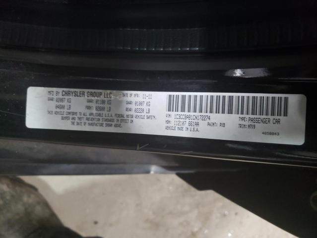 Photo 10 from auction – 2012 CHRYSLER 200 LX with VIN 1C3CCBAB1CN172274