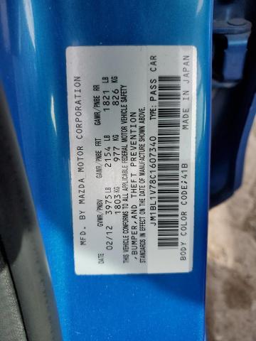 Photo 10 from auction – 2012 MAZDA 3 I with VIN JM1BL1V78C1607340