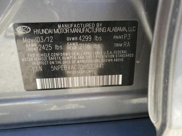 Photo 10 from auction – 2013 HYUNDAI SONATA GLS with VIN 5NPEB4AC7DH522441