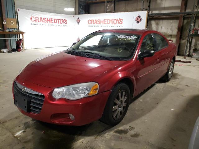 Photo 2 from auction – 2004 CHRYSLER SEBRING LX with VIN 1C3EL56R24N111422