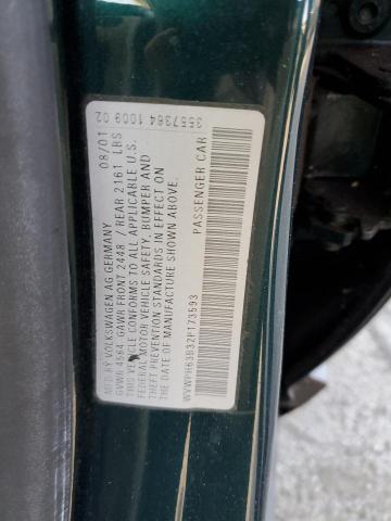 Photo 10 from auction – 2002 VOLKSWAGEN PASSAT with VIN WVWPH63B32P173593