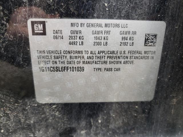 Photo 10 from auction – 2015 CHEVROLET MALIBU 1LT with VIN 1G11C5SL6FF101039