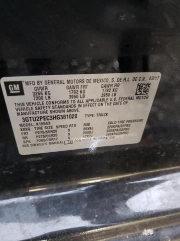 Photo 10 from auction – 2017 GMC SIERRA K15 with VIN 3GTU2PEC3HG381020