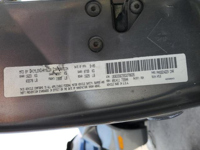 Photo 10 from auction – 2005 DODGE NEON SXT with VIN 1B3ES56C55D278635