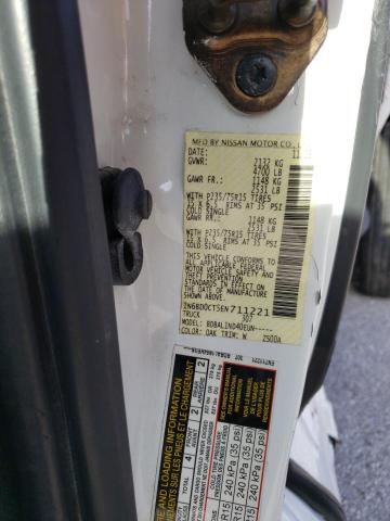 Photo 10 from auction – 2014 NISSAN FRONTIER S with VIN 1N6BD0CT5EN711221