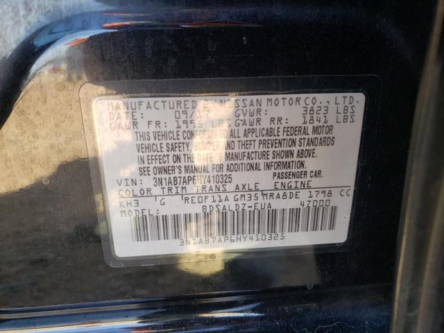 Photo 10 from auction – 2017 NISSAN SENTRA S with VIN 3N1AB7AP6HY410325